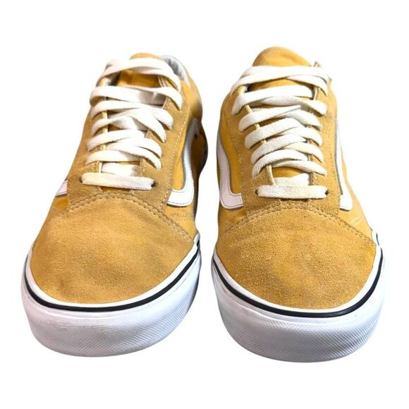 Vans Old School Yellow Suede Canvas Mens Sneakers Sz 11.5 US Trainers Shoes READ - Picture 16 of 16